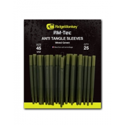 RidgeMonkey- Connexion Anti Tangle Sleeves 45mm Weed Green - Ochraniacz antysplątaniowy